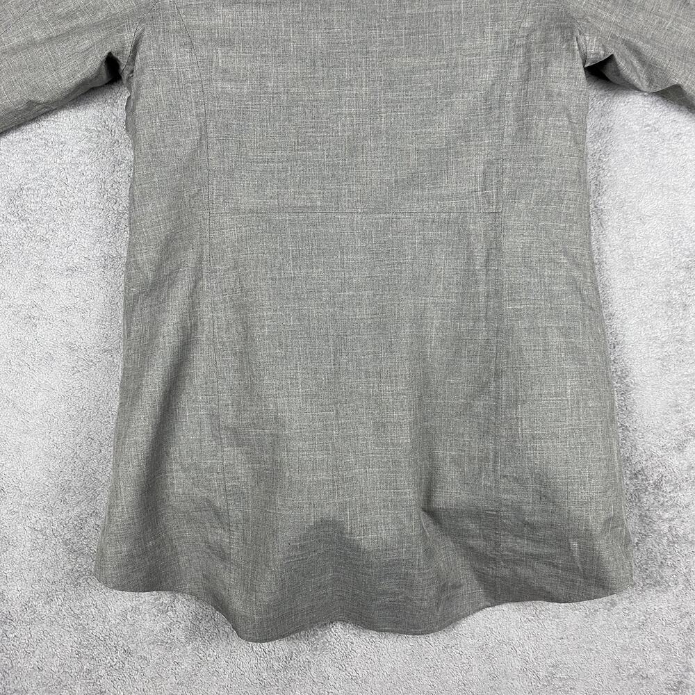 LL Bean Jacket Womens Small Gray Hooded Full Zip Polyester Parka Coat Insulated - Picture 16 of 16